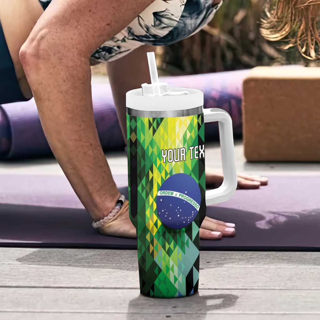 Personalized Brasil Tumbler With Handle Dynamic Sporty Style