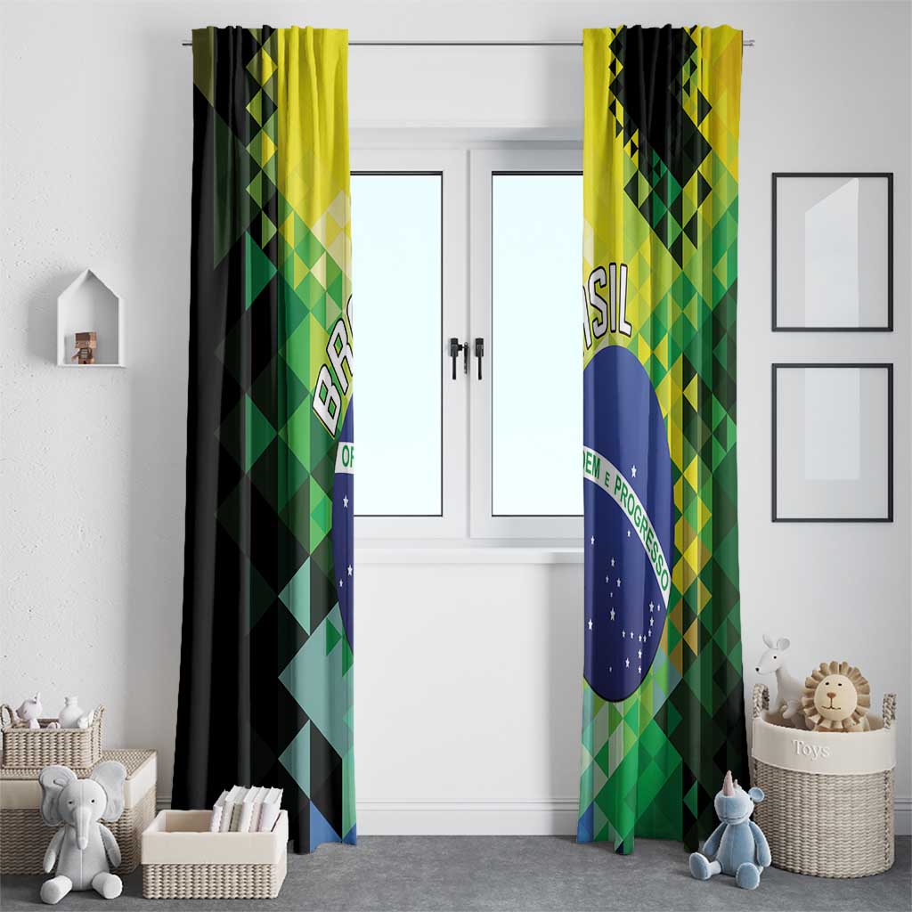 Brasil Window Curtain Dynamic Sporty Style