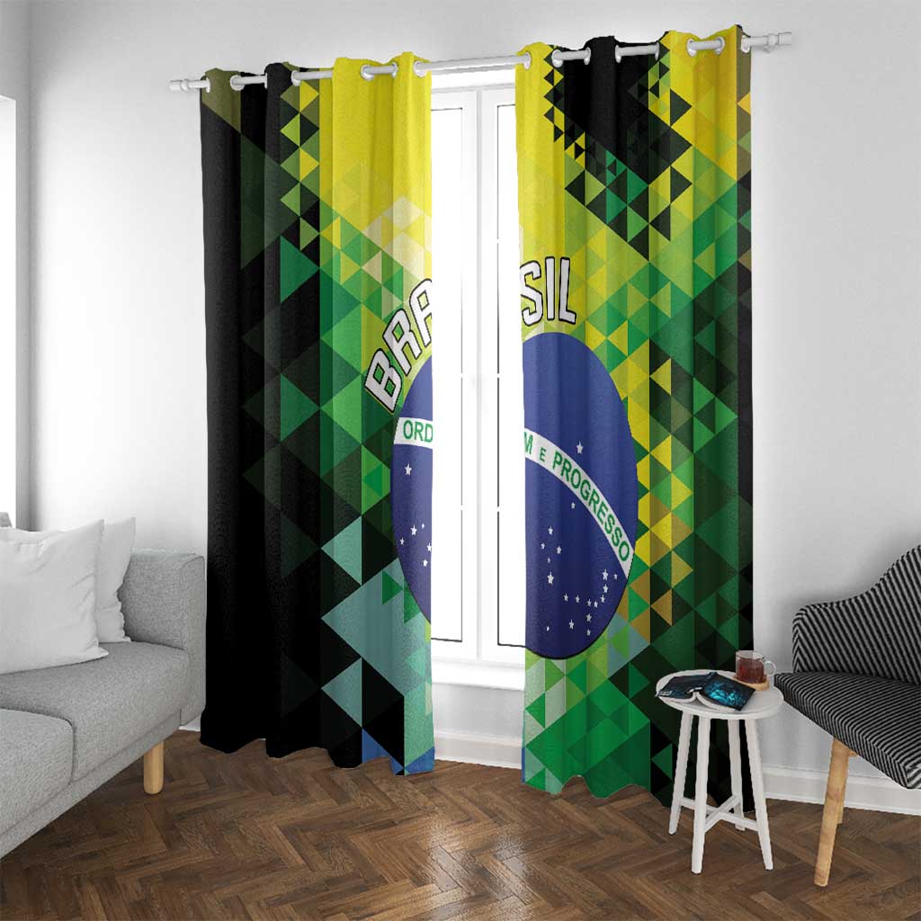 Brasil Window Curtain Dynamic Sporty Style