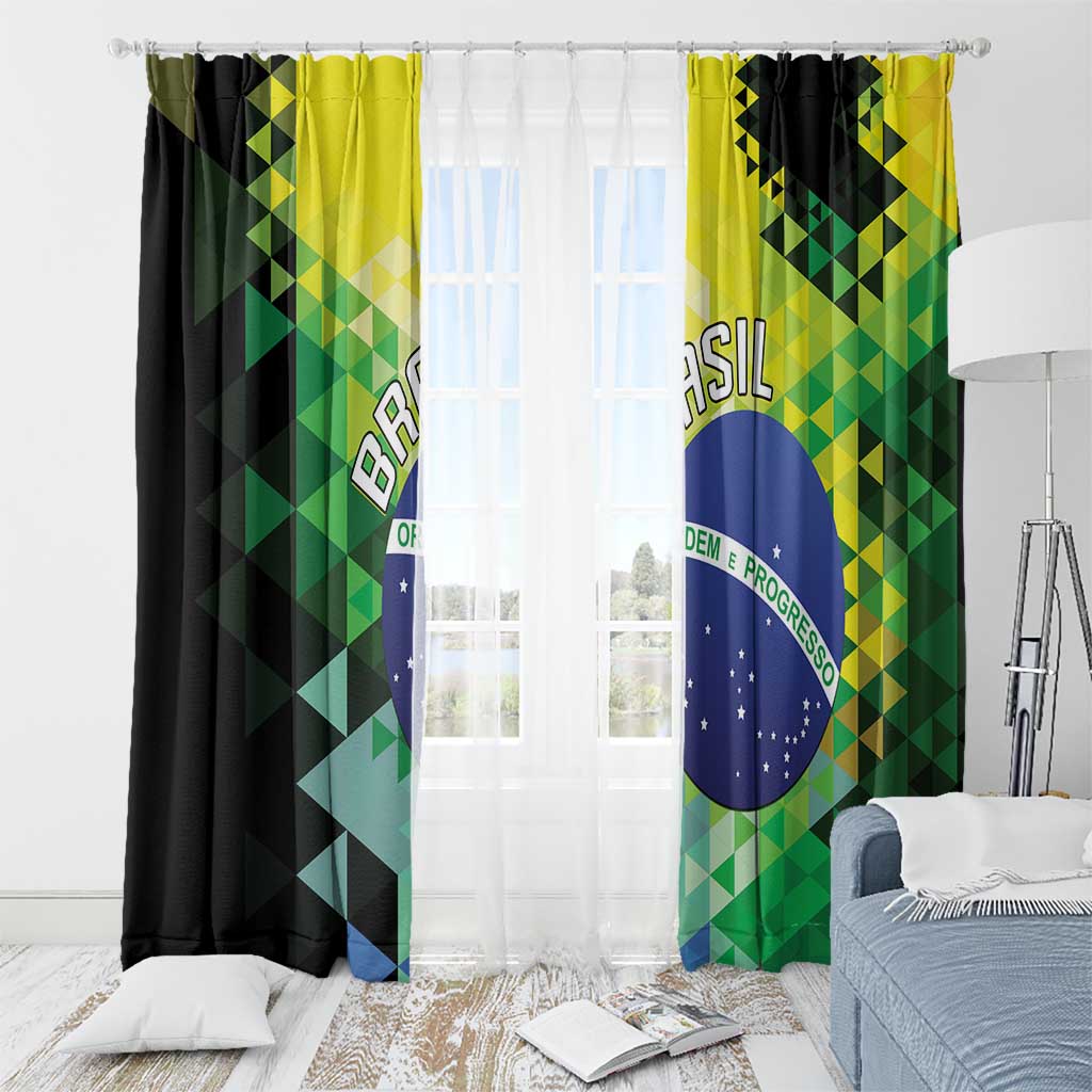 Brasil Window Curtain Dynamic Sporty Style