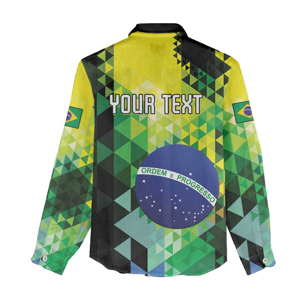 Personalized Brasil Women Casual Shirt Dynamic Sporty Style