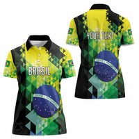 Personalized Brasil Women Polo Shirt Dynamic Sporty Style
