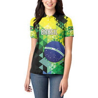 Personalized Brasil Women Polo Shirt Dynamic Sporty Style