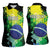 Personalized Brasil Women Sleeveless Polo Shirt Dynamic Sporty Style