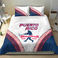 Baseball Puerto Rico 2025 Bedding Set Team Rubio Retro Style