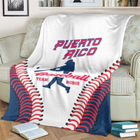 Baseball Puerto Rico 2025 Blanket Team Rubio Retro Style