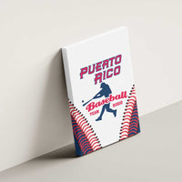 Baseball Puerto Rico 2025 Canvas Wall Art Team Rubio Retro Style
