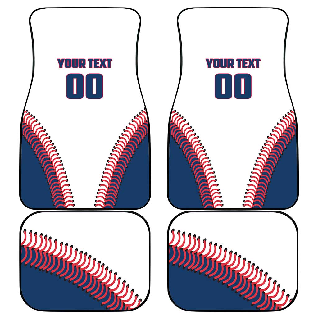 Baseball Puerto Rico 2025 Car Mats Team Rubio Retro Style