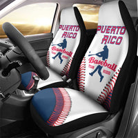 Baseball Puerto Rico 2025 Car Seat Cover Team Rubio Retro Style