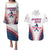 Custom Baseball Puerto Rico 2025 Couples Matching Puletasi and Hawaiian Shirt Team Rubio Retro Style