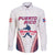 Custom Baseball Puerto Rico 2025 Family Matching Long Sleeve Bodycon Dress and Hawaiian Shirt Team Rubio Retro Style