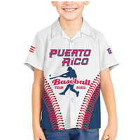 Custom Baseball Puerto Rico 2025 Family Matching Mermaid Dress and Hawaiian Shirt Team Rubio Retro Style