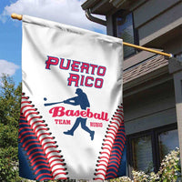 Baseball Puerto Rico 2025 Garden Flag Team Rubio Retro Style