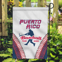 Baseball Puerto Rico 2025 Garden Flag Team Rubio Retro Style