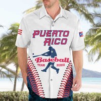 Custom Baseball Puerto Rico 2025 Hawaiian Shirt Team Rubio Retro Style