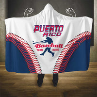Baseball Puerto Rico 2025 Hooded Blanket Team Rubio Retro Style