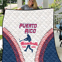 Baseball Puerto Rico 2025 Quilt Team Rubio Retro Style
