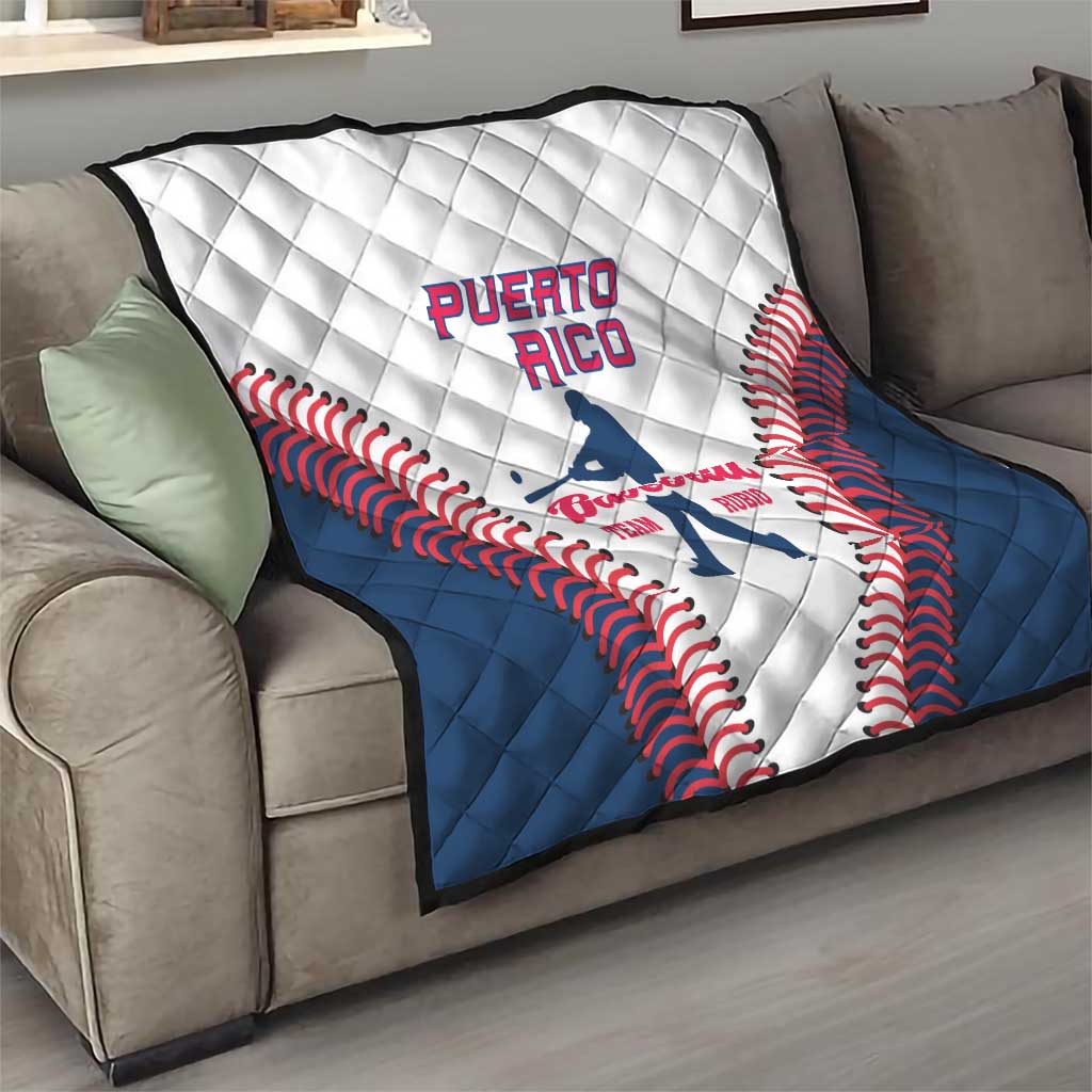 Baseball Puerto Rico 2025 Quilt Team Rubio Retro Style