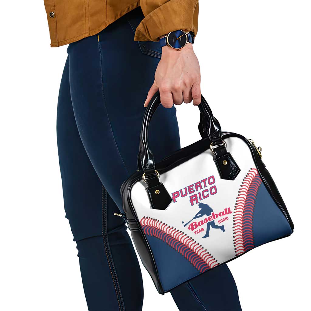 Baseball Puerto Rico 2025 Shoulder Handbag Team Rubio Retro Style