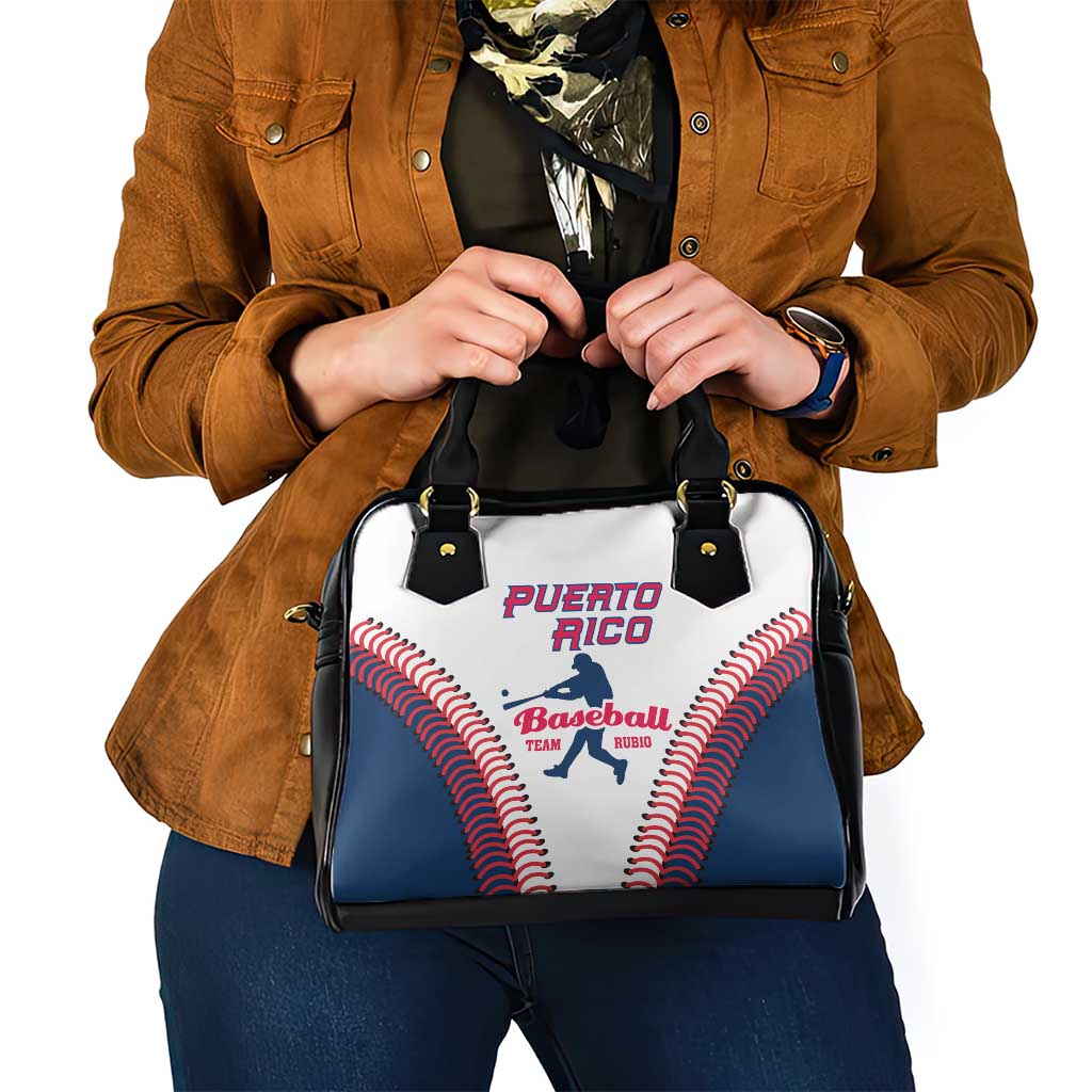 Baseball Puerto Rico 2025 Shoulder Handbag Team Rubio Retro Style