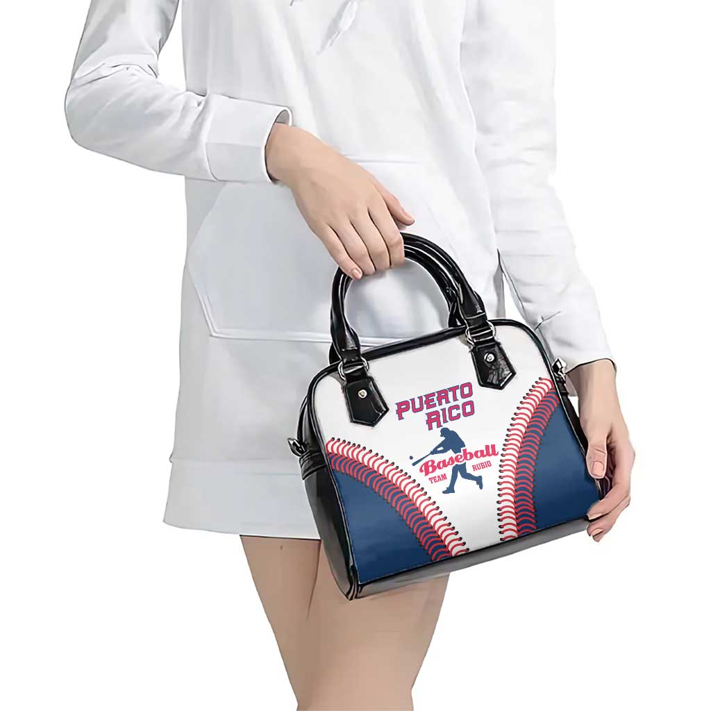 Baseball Puerto Rico 2025 Shoulder Handbag Team Rubio Retro Style