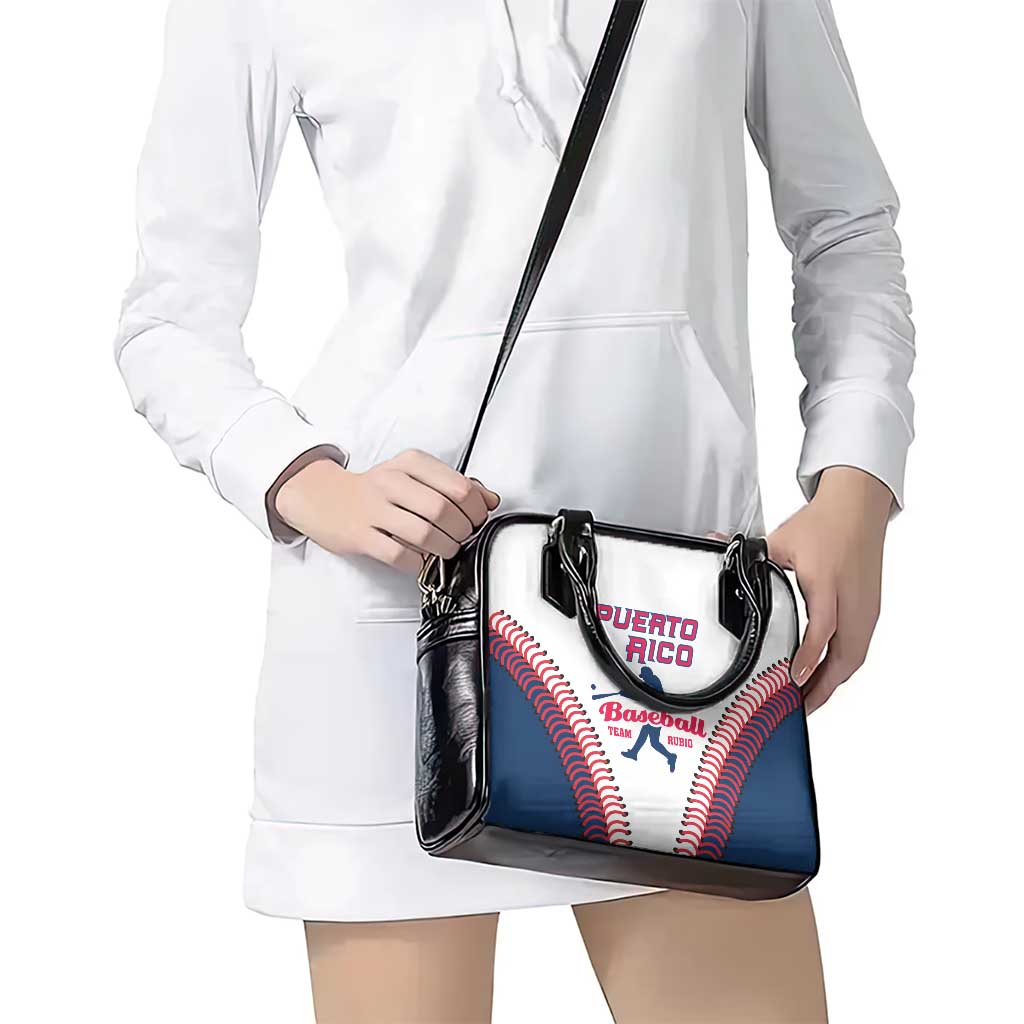 Baseball Puerto Rico 2025 Shoulder Handbag Team Rubio Retro Style