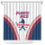 Baseball Puerto Rico 2025 Shower Curtain Team Rubio Retro Style