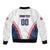 Custom Baseball Puerto Rico 2025 Sleeve Zip Bomber Jacket Team Rubio Retro Style