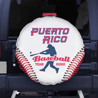 Baseball Puerto Rico 2025 Spare Tire Cover Team Rubio Retro Style
