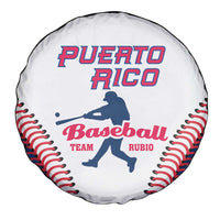 Baseball Puerto Rico 2025 Spare Tire Cover Team Rubio Retro Style