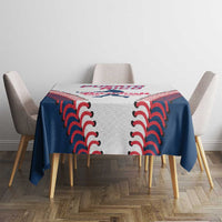 Baseball Puerto Rico 2025 Tablecloth Team Rubio Retro Style