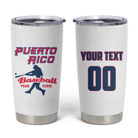 Custom Baseball Puerto Rico 2025 Tumbler Cup Team Rubio Retro Style