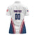 Custom Baseball Puerto Rico 2025 Women Polo Shirt Team Rubio Retro Style