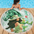 Kentucky Horse Racing Beach Blanket Fancy Lady With Derby Mint Julep Cocktail - Wonder Print Shop