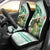 Kentucky Horse Racing Car Seat Cover Fancy Lady With Derby Mint Julep Cocktail