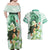 Kentucky Horse Racing Couples Matching Off Shoulder Maxi Dress and Hawaiian Shirt Fancy Lady With Derby Mint Julep Cocktail - Wonder Print Shop