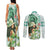 Kentucky Horse Racing Couples Matching Tank Maxi Dress and Long Sleeve Button Shirt Fancy Lady With Derby Mint Julep Cocktail - Wonder Print Shop