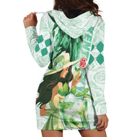 Kentucky Horse Racing Hoodie Dress Fancy Lady With Derby Mint Julep Cocktail - Wonder Print Shop