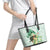 Kentucky Horse Racing Leather Tote Bag Fancy Lady With Derby Mint Julep Cocktail - Wonder Print Shop