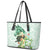 Kentucky Horse Racing Leather Tote Bag Fancy Lady With Derby Mint Julep Cocktail - Wonder Print Shop