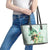 Kentucky Horse Racing Leather Tote Bag Fancy Lady With Derby Mint Julep Cocktail