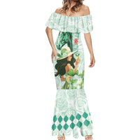 Kentucky Horse Racing Mermaid Dress Fancy Lady With Derby Mint Julep Cocktail - Wonder Print Shop