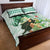 Kentucky Horse Racing Quilt Bed Set Fancy Lady With Derby Mint Julep Cocktail