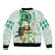 Kentucky Horse Racing Sleeve Zip Bomber Jacket Fancy Lady With Derby Mint Julep Cocktail - Wonder Print Shop