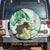 Kentucky Horse Racing Spare Tire Cover Fancy Lady With Derby Mint Julep Cocktail