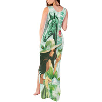 Kentucky Horse Racing Tank Maxi Dress Fancy Lady With Derby Mint Julep Cocktail - Wonder Print Shop