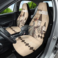 Kentucky Horse Racing Car Seat Cover Derby Lady Riding Horse Twin Spires - Wonder Print Shop