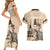 Personalized Kentucky Horse Racing Couples Matching Short Sleeve Bodycon Dress and Hawaiian Shirt Derby Lady Riding Horse Twin Spires - Wonder Print Shop