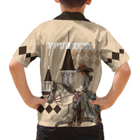 Personalized Kentucky Horse Racing Family Matching Summer Maxi Dress and Hawaiian Shirt Derby Lady Riding Horse Twin Spires - Wonder Print Shop