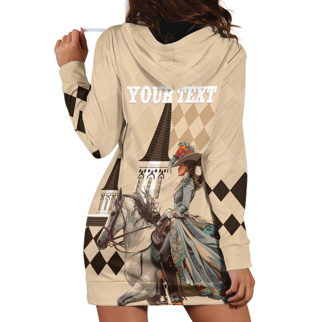 Personalized Kentucky Horse Racing Hoodie Dress Derby Lady Riding Horse Twin Spires - Wonder Print Shop